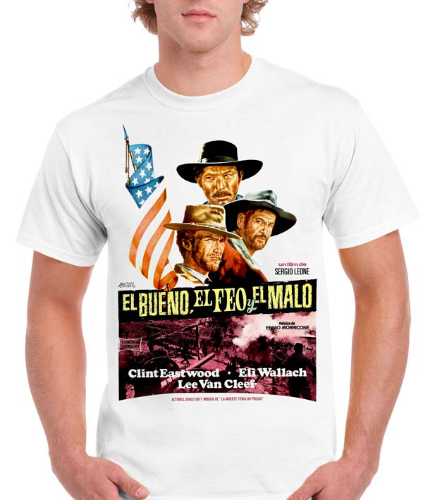 Polera the good, the bad and the ugly - Clint Eastwood