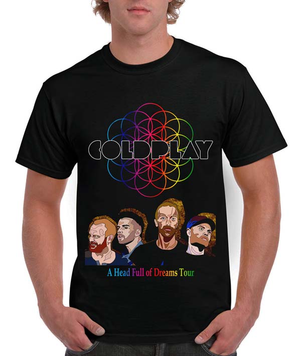 Polera Coldplay